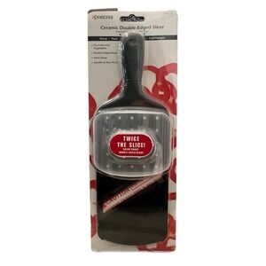 New Kyocera  Double-Edged Slicer Ceramic, Black CSN-152